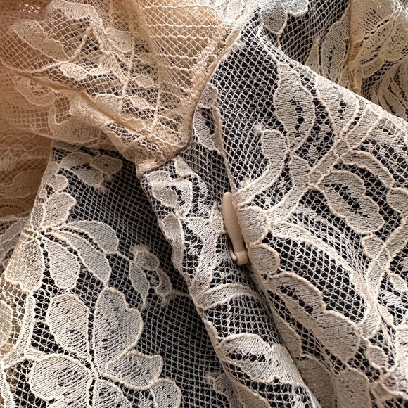 Free People Lace Boho Dress Ivory - Picture 12 of 15